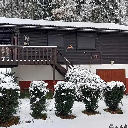 Chalet Unique In The Woods Near